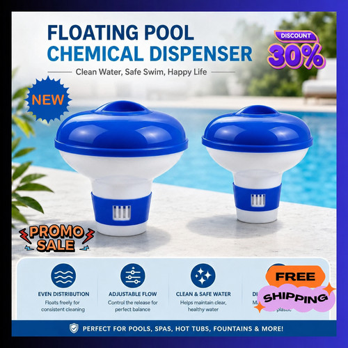100 chlorine tablets floating - 100,