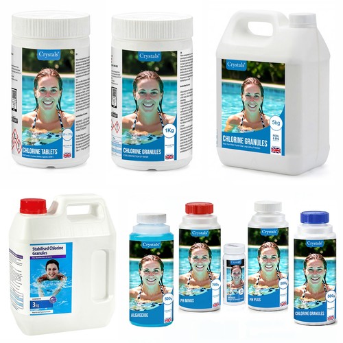 Crystals chemicals swimming - chemicals,