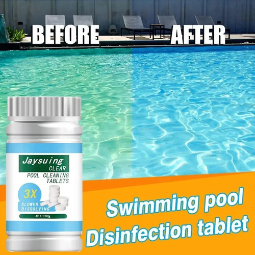 Swimming pool cleaning tablets - swimming,