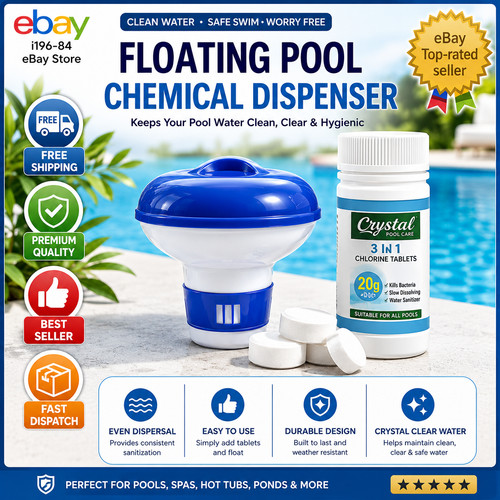 100 chlorine tablets floating - tablets, +floating