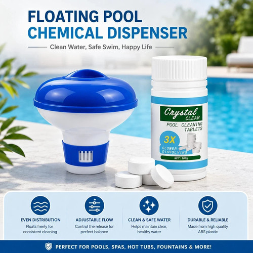 Swimming pool cleaning tablets - pool,